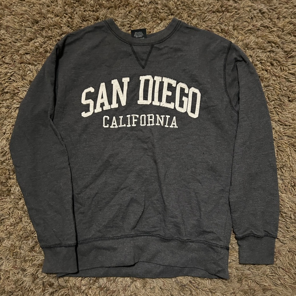San Diego California Men's Gray Sweater